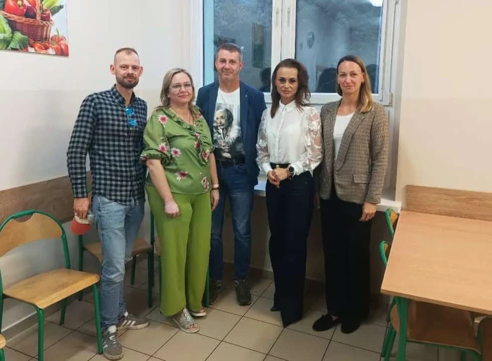 Zarząd osiedla Glinki w Jarocinie (druga z prawej przewodnicząca Katarzyna Wojtkowiak)