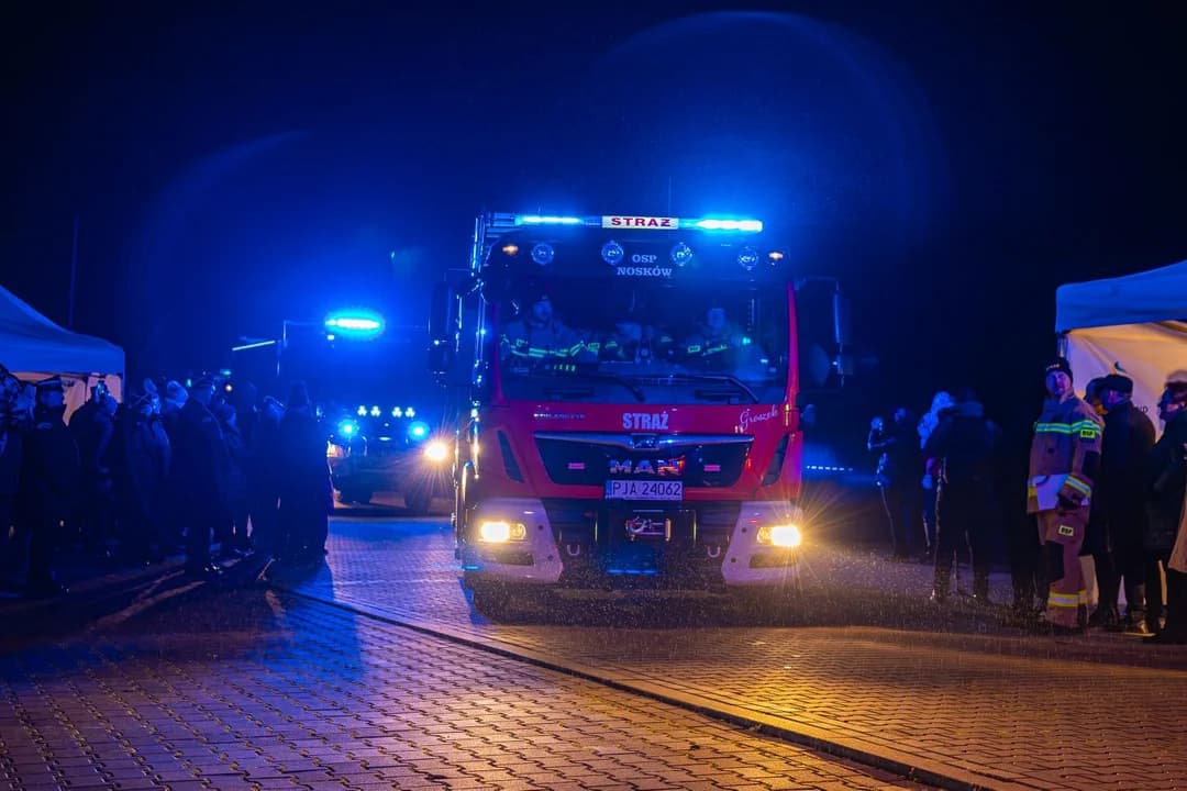 Przekazanie wozu bojowego dla OSP Jaraczewo