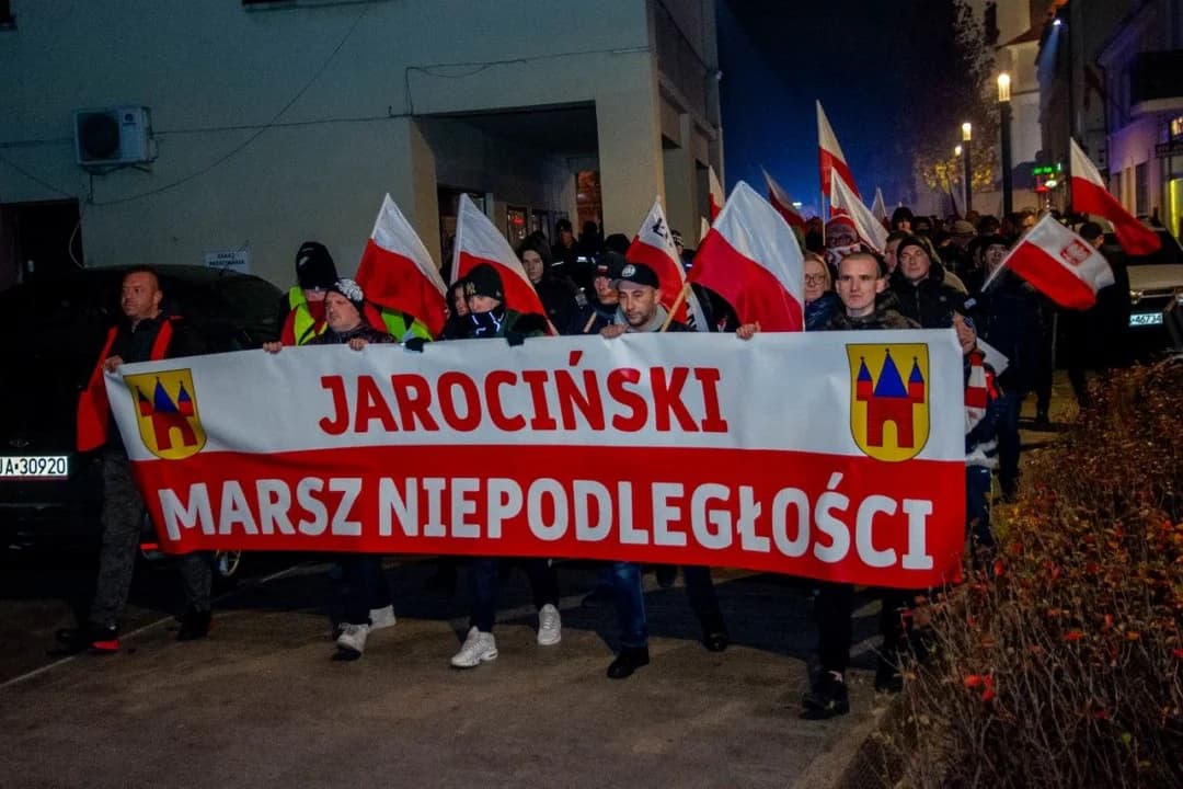 I Jarociński Marsz Niepodległości. Organizatorzy liczyli na ok. 900 osób. Czy tyle przyszło?