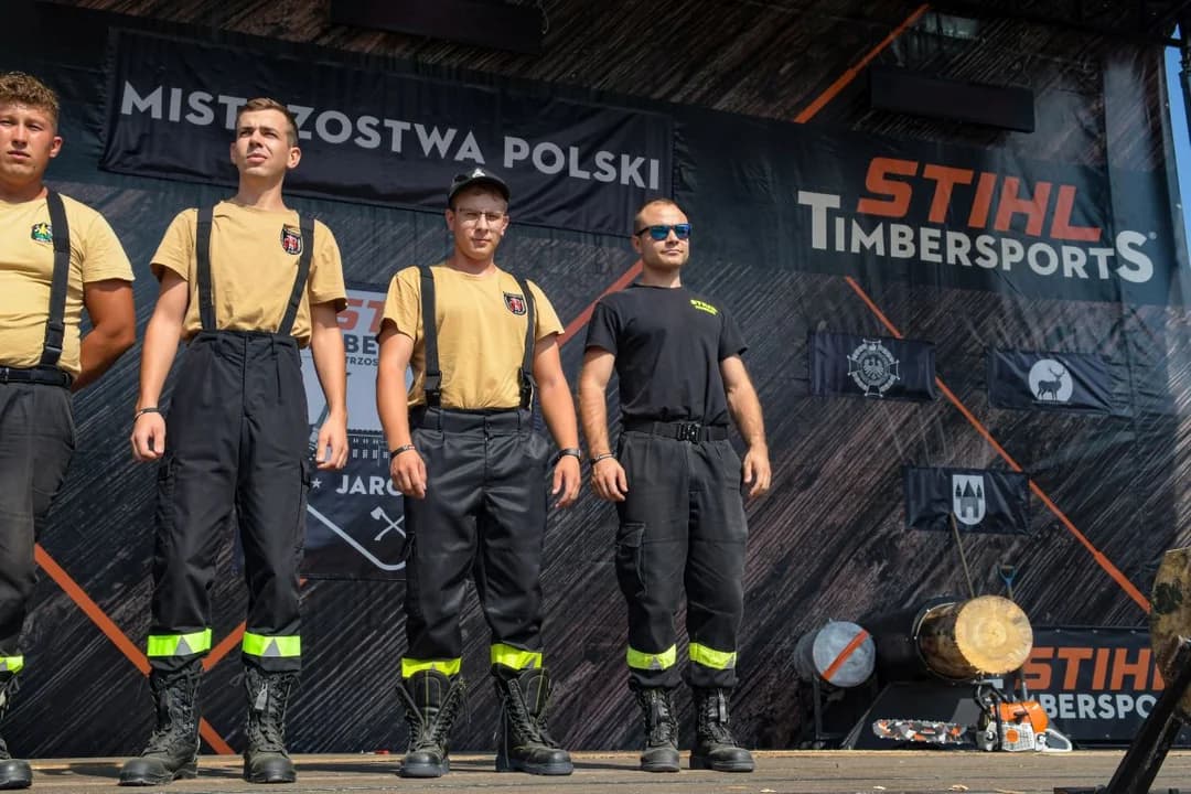 Jarocińscy strażacy walczyli w Stihl Timbersport