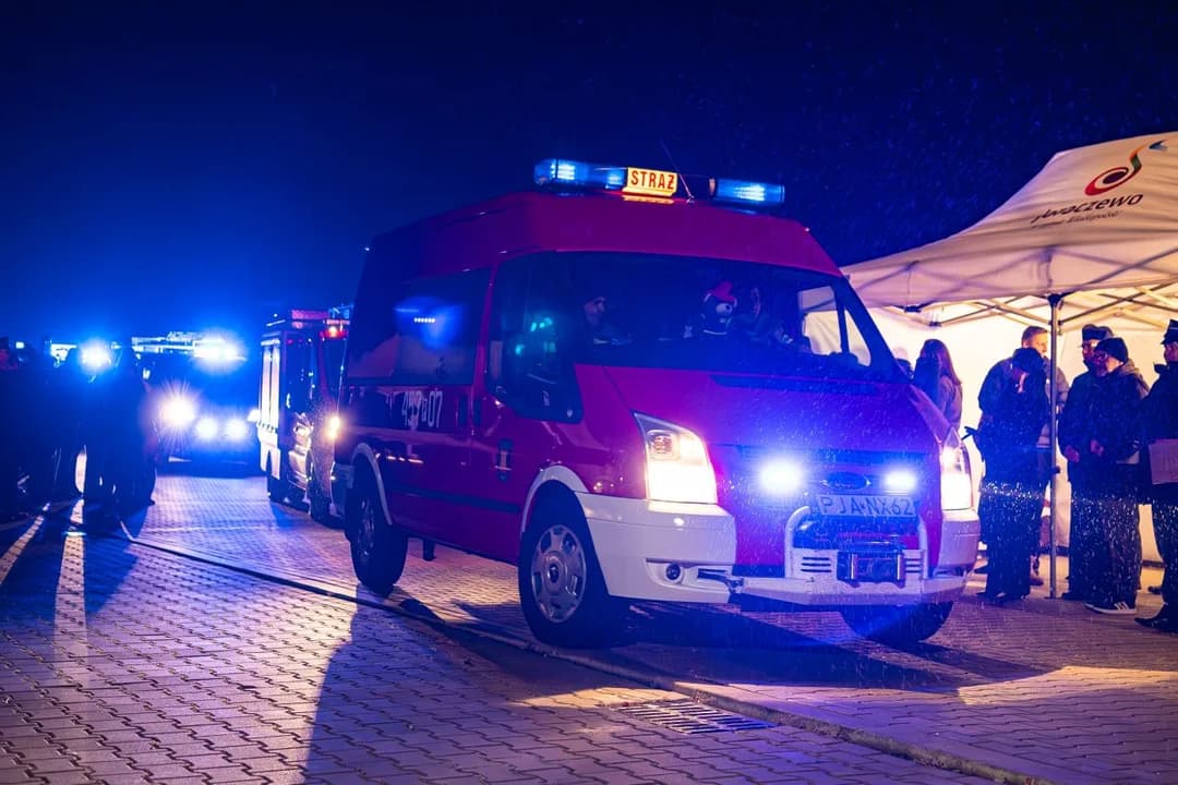 Przekazanie wozu bojowego dla OSP Jaraczewo