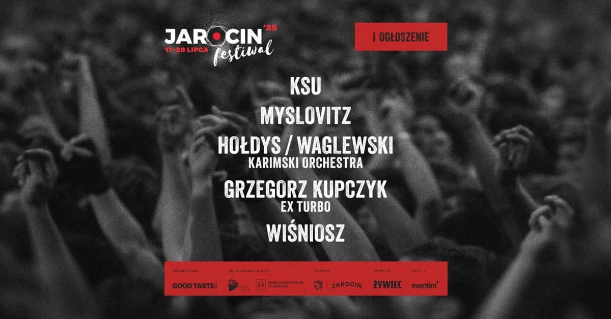 Jarocin Festiwal 2025. Znamy pierwszy artystów. Zobaczcie, kto wystąpi w lipcu [ZDJĘCIA, SONDA]