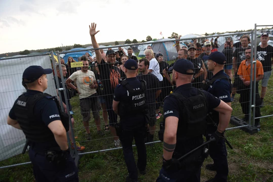 Policja na proteście na festiwalu. Wiemy, co się stało