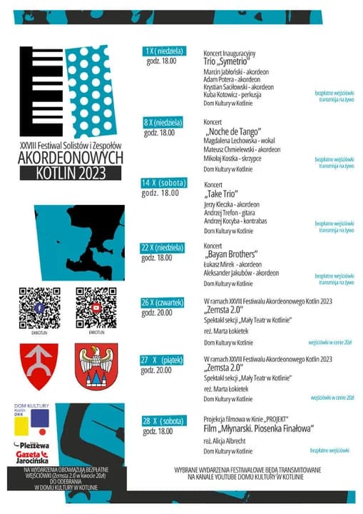 XXVII Festiwal Solistów i Zespołów Akordeonowych w Kotlinie — zdjęcie 2 z 26
