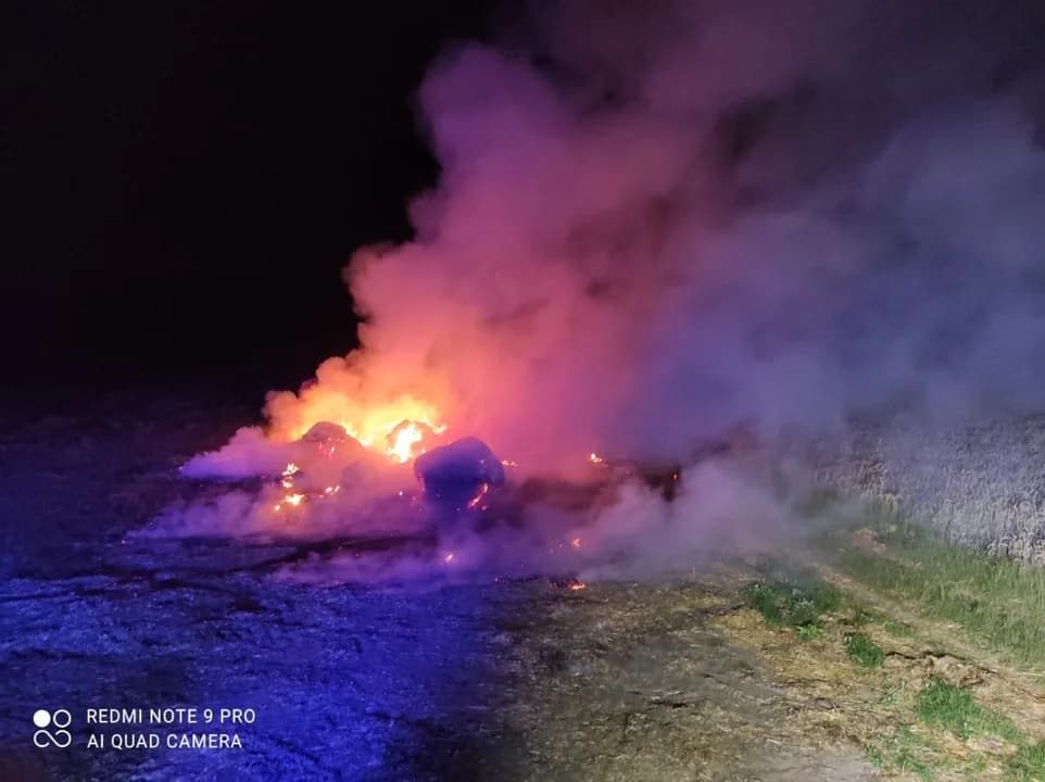 Nocne pożary w gminie Nowe Miasto