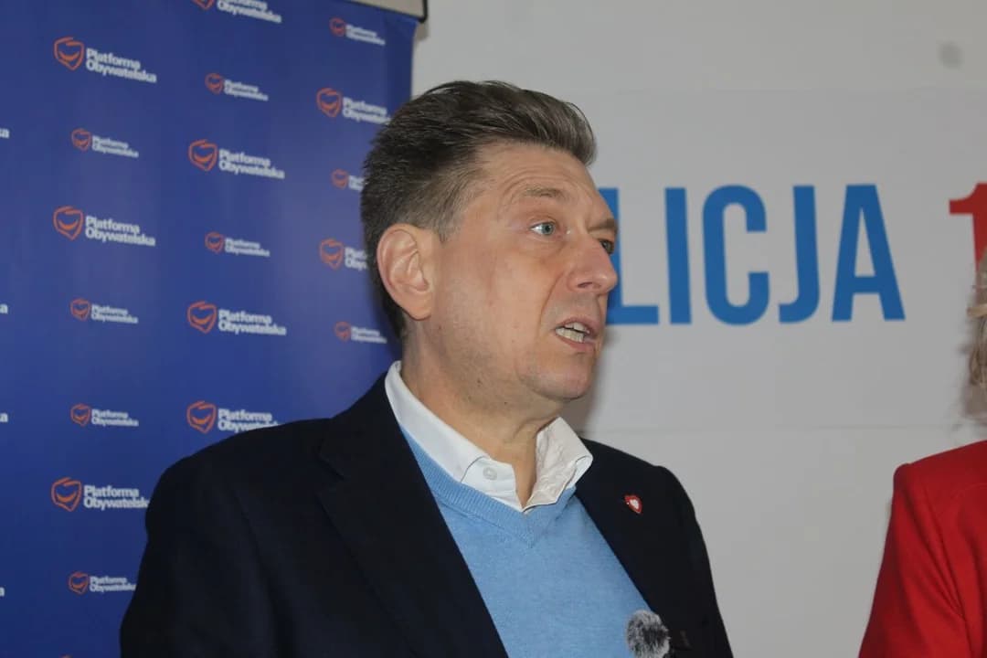 Poseł Mariusz Witczak w Jarocinie. Na konferencji mówił o S-11 [ZDJĘCIA, WIDEO] — zdjęcie 5 z 29