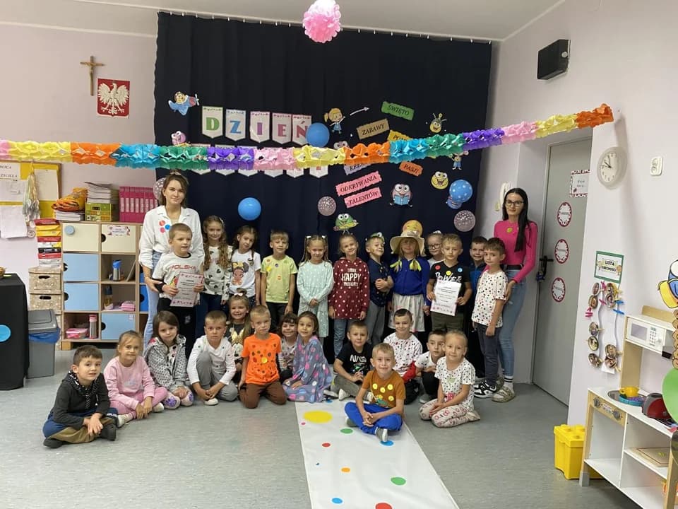 Dzień Kropki w oddziale przedszkolnym SP w Woli Książęcej