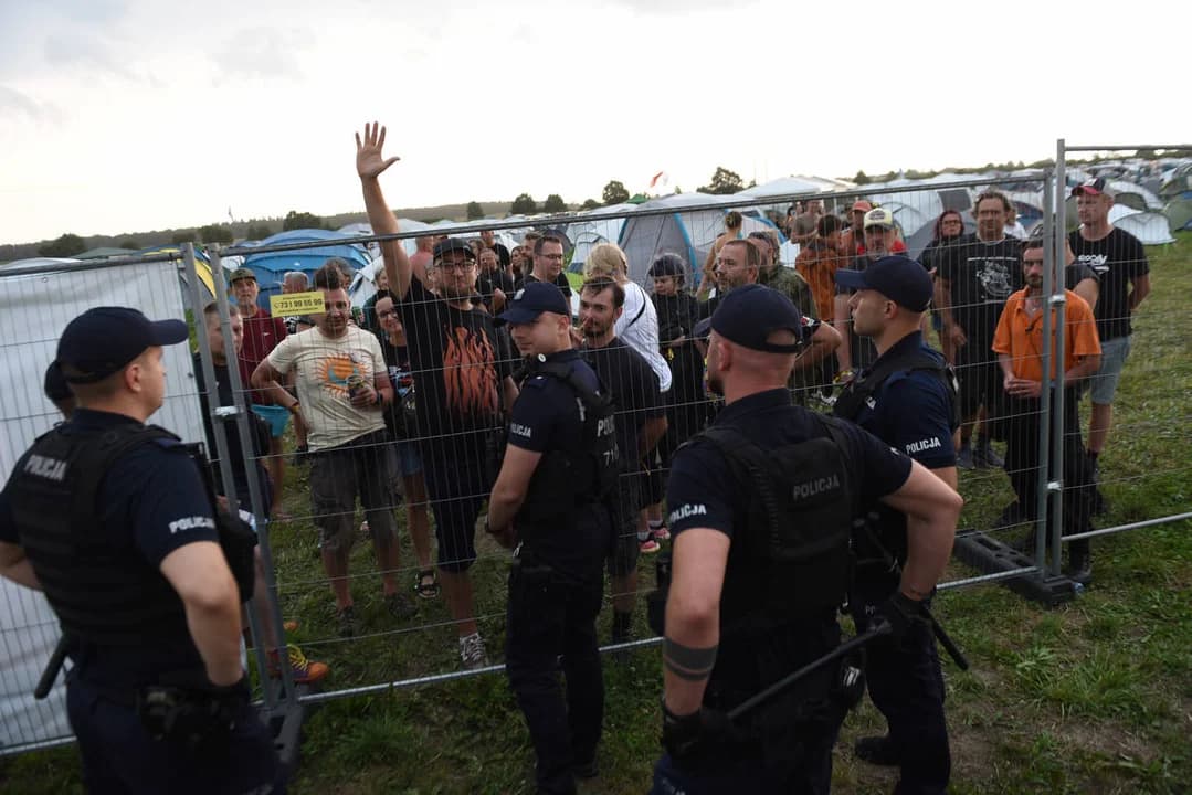Policja na proteście na festiwalu. Wiemy, co się stało