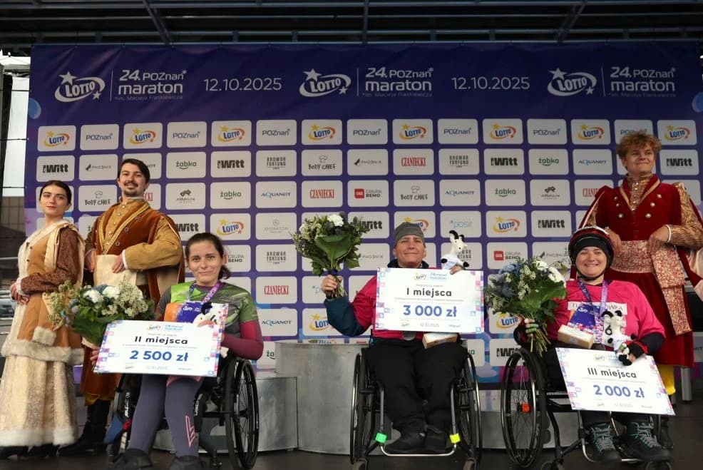 Nasi biegacze na 24. LOTTO Poznań Maraton. Znaleźli się wśród tysiący innych uczestników — zdjęcie 3 z 16
