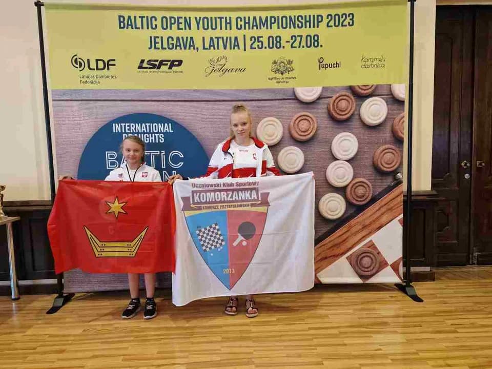 Sukces Komorzanki na Bałtyckich Otwarte Mistrzostwa Juniorów w warcabach