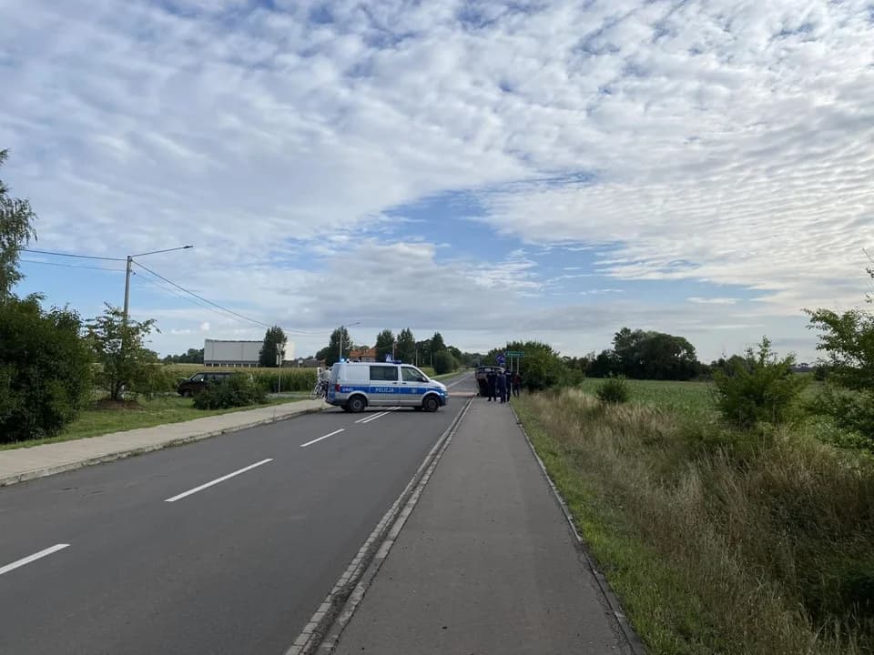 Zderzenie dwóch aut w Przybysławiu