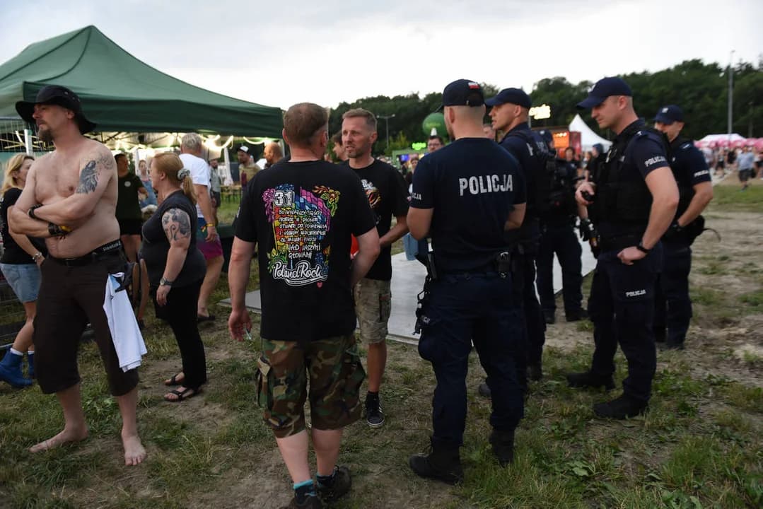 Policja na proteście na festiwalu. Wiemy, co się stało