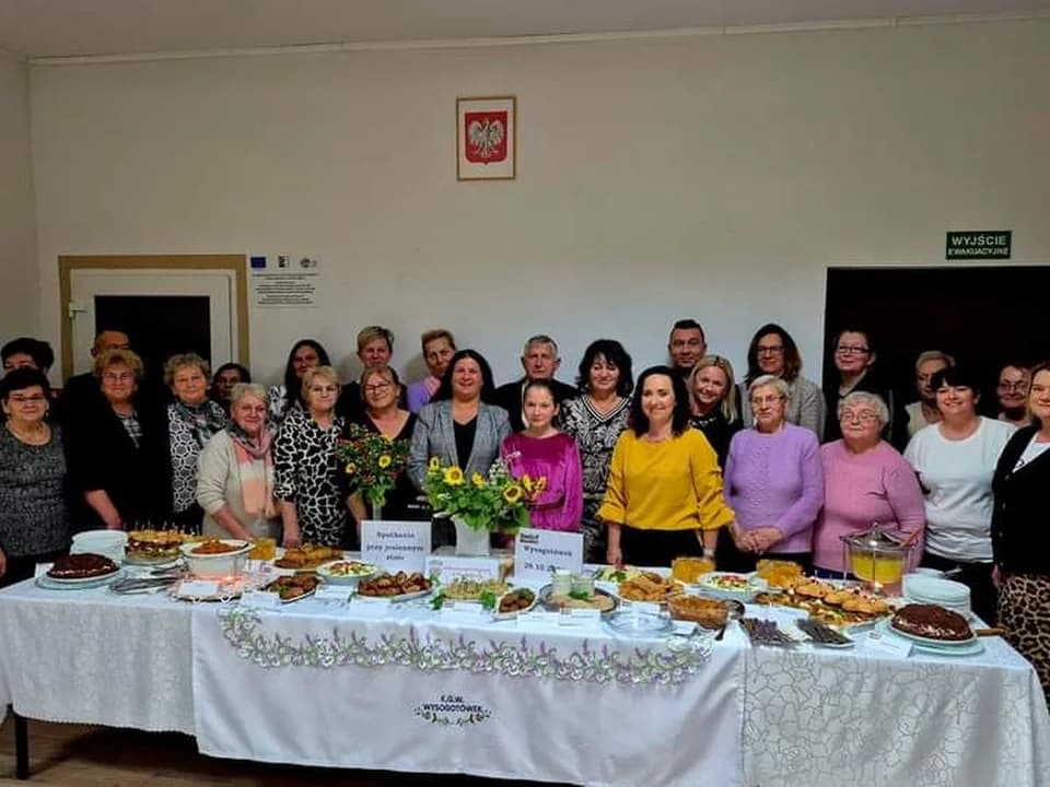 KGW Wysogotówek przygotowało spotkanie przy jesiennym stole