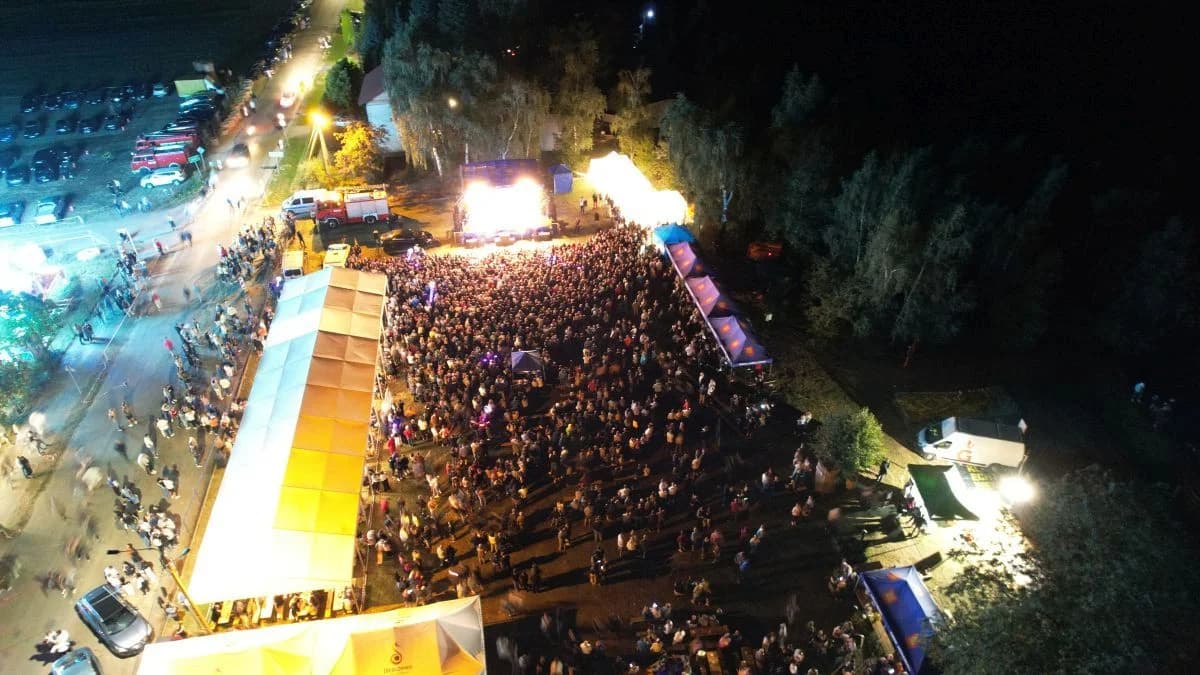 Tłumy na dożynkach zostały do późnych godzin wieczornych