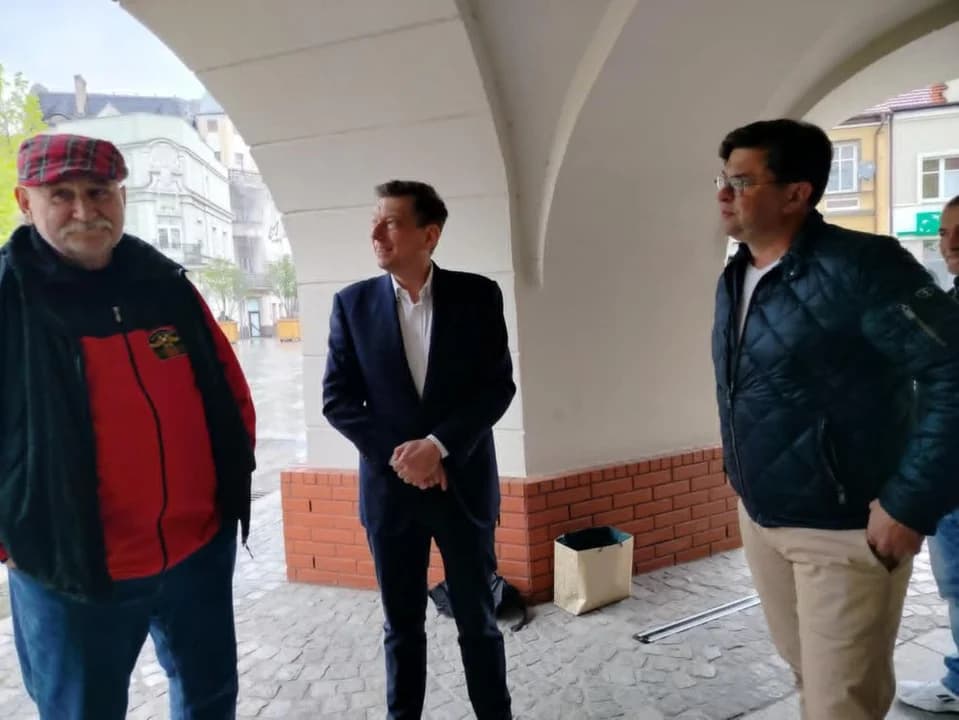 Mariusz Witczak w Jarocinie. Zachęcał do głosowania na Rafała Trzaskowskiego — zdjęcie 4 z 5