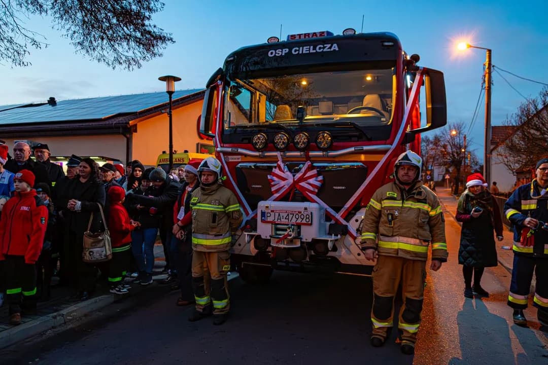 Nowy samochód dla OSP Cielcza
