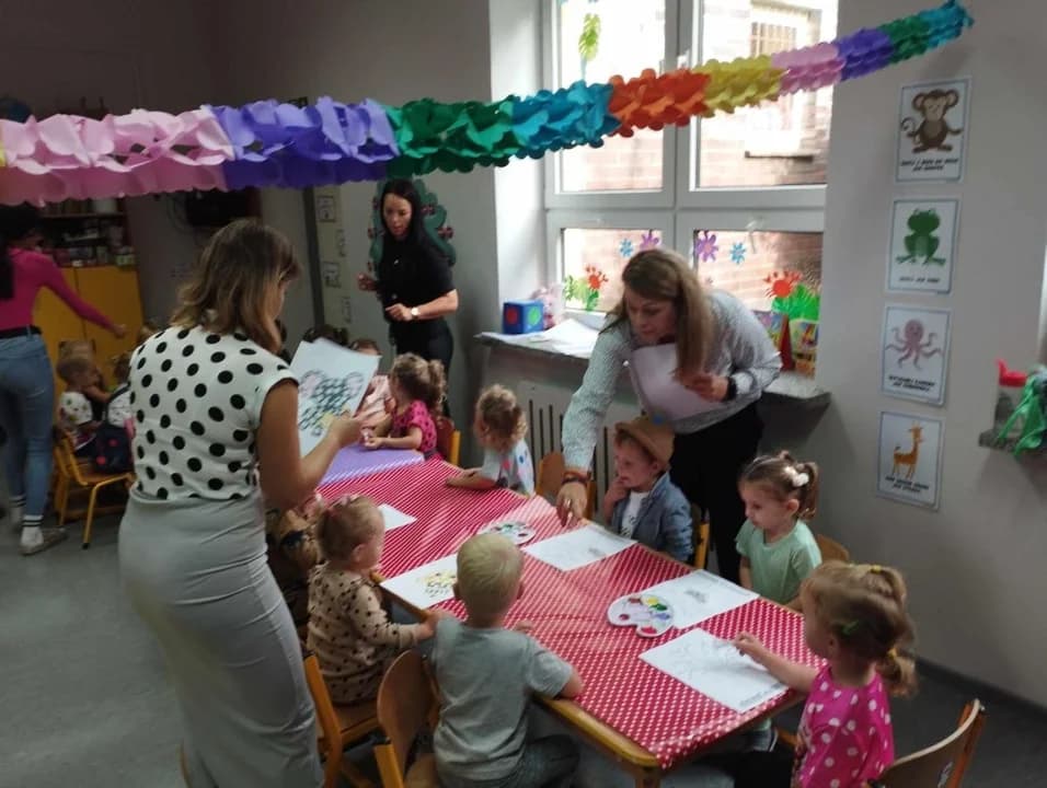 Dzień Kropki w oddziale przedszkolnym SP w Woli Książęcej