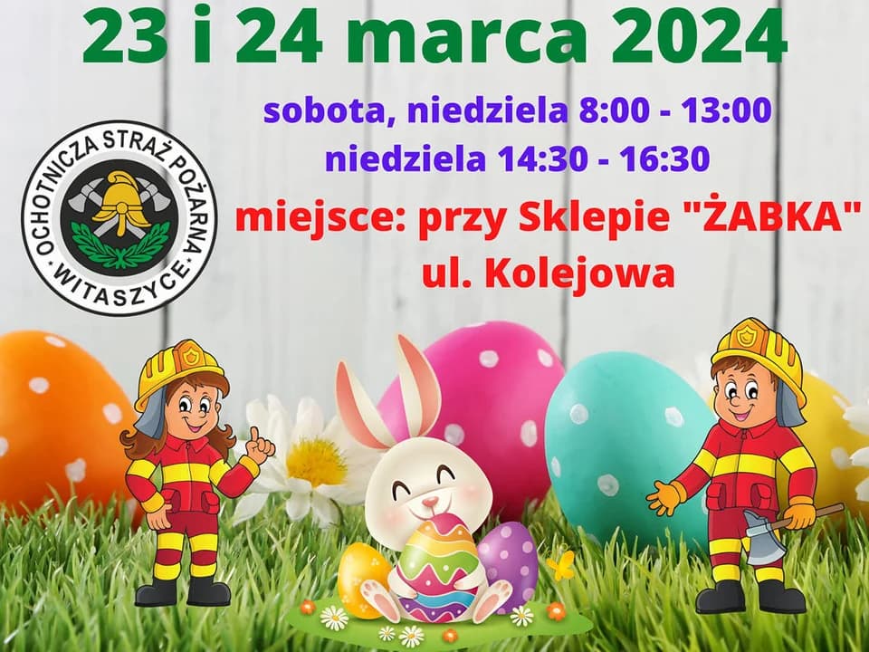 Strażacy z OSP chcą pomóc Michałkowi Jędrasiakowi z Witaszyc. Zapraszają na kiermasz