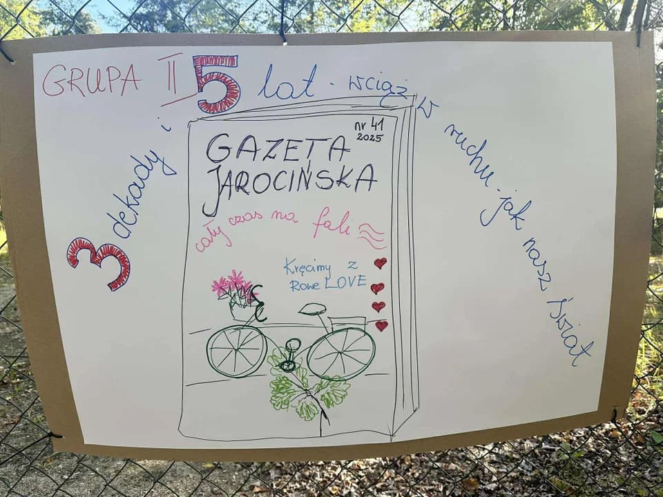 35 km na 35-lecie. Wyjątkowe urodziny „Gazety Jarocińskiej”. Niedzielne podchody z RoweLOVE Jarocin [ZDJĘCIA]