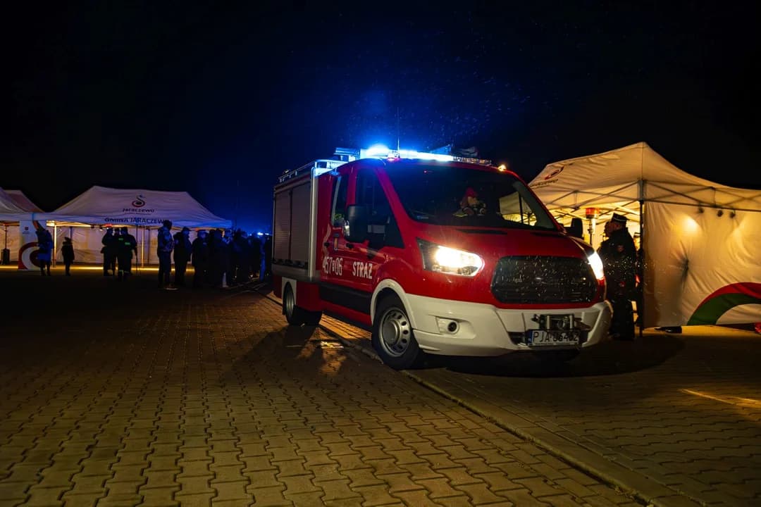 Przekazanie wozu bojowego dla OSP Jaraczewo