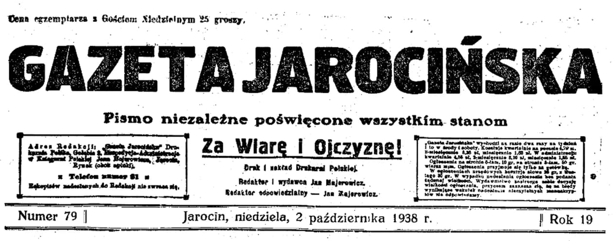 65 lat temu zmarł twórca i wydawca Gazety Jarocińskiej. Kim był redaktor Jan Majerowicz? — zdjęcie 4 z 4