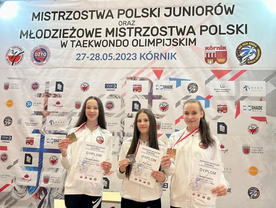 Pięć medali Mistrzostw Polski Juniorów i Młodzieżowców w taekwondo dla Białych Tygrysów