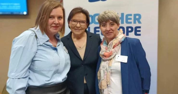 Przedstawicielki gminy Jarocin w Parlamencie Europejskim na dbacie poświęconej kobietom