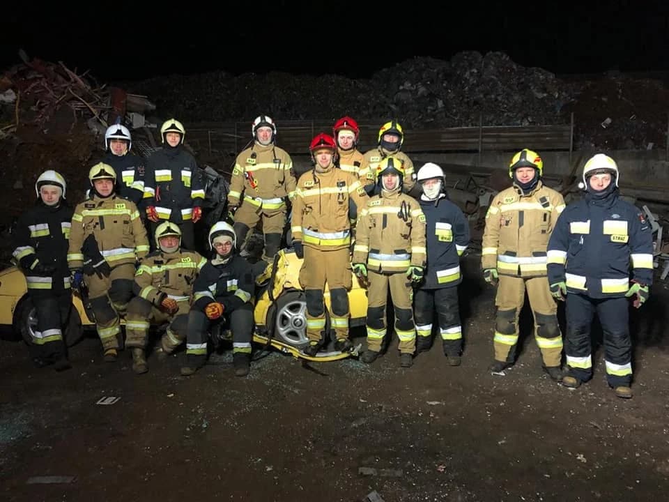 Strażacy z Boguszyna i Krzykos na ćwiczeniach