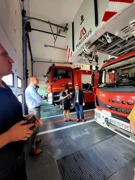Jarocińscy samorządowcy we wspólnym busie