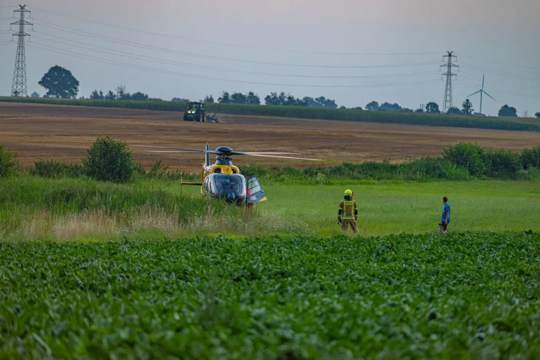 Wypadek na hulajnodze. 13-latka zabrał śmigłowiec LPR-u — zdjęcie 4 z 14