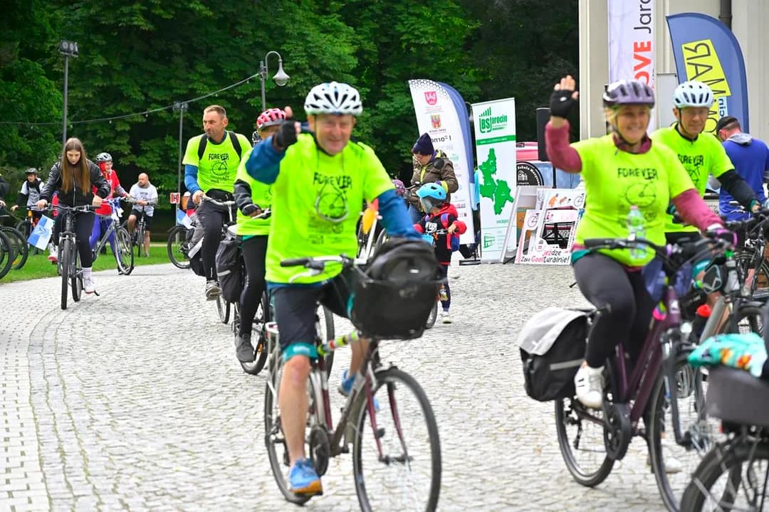 W 11 edycji rajdu wzięło udział ponad 300 rowerzystów