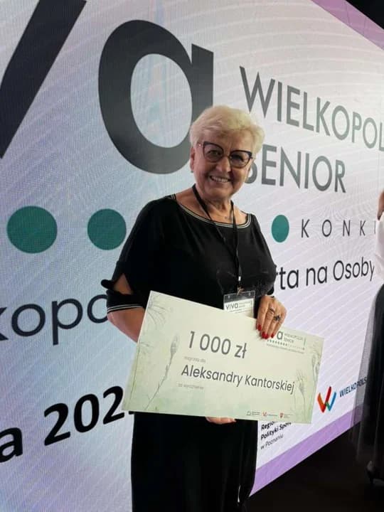 Tytuł „Viva! Wielkopolski Senior” dla Aleksandry Kantorskiej z Jarocina — zdjęcie 6 z 6