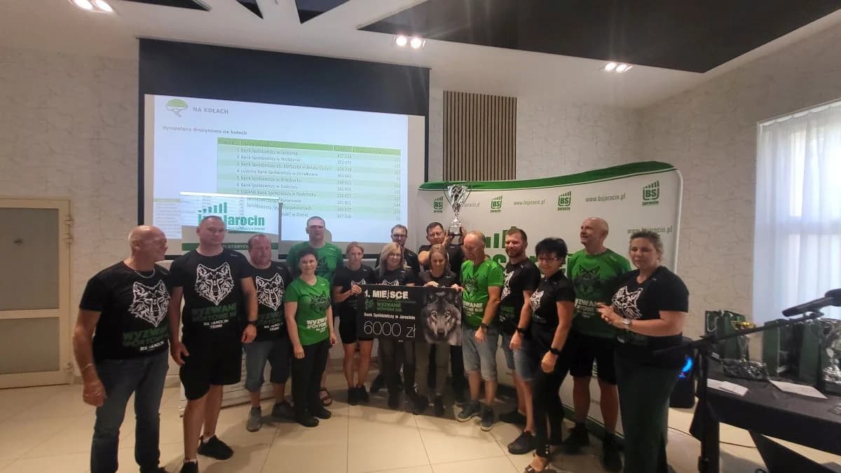 Stowarzyszenie RoweLove Jarocin zgarnęło 6000 złotych za zwycięstwo BS Jarocin w kategorii "na kołach"