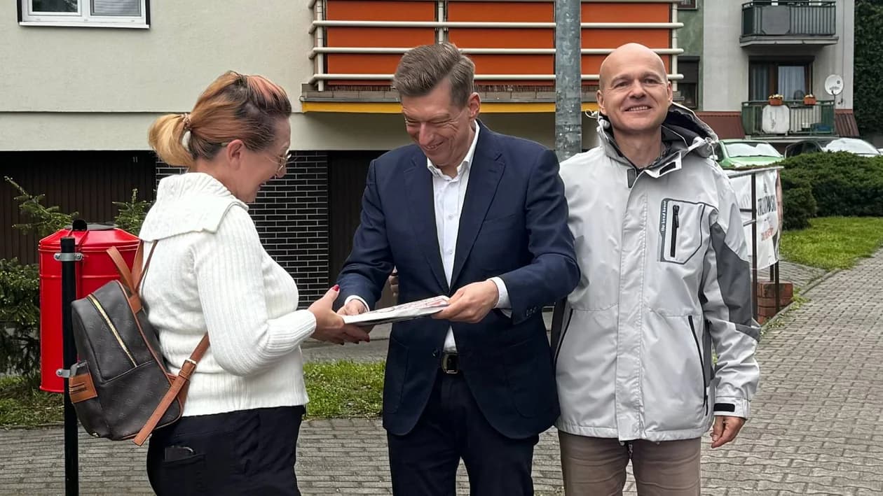 Mariusz Witczak w Jarocinie. Zachęcał do głosowania na Rafała Trzaskowskiego
