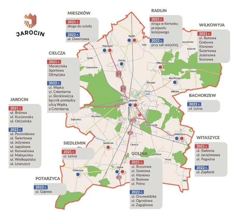 Ostatni rok Jarocińskiego Programu Budowy Dróg Lokalnych i Osiedlowych. Co udało się zrobić? [MAPA] — zdjęcie 2 z 2