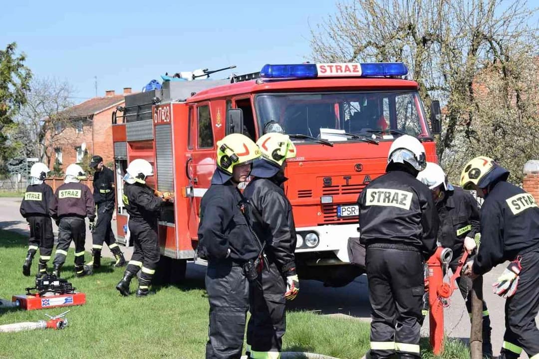 Gasili las w Rogusku. Ćwiczenia Ochotniczych Straży Pożarnych [ZDJĘCIA]