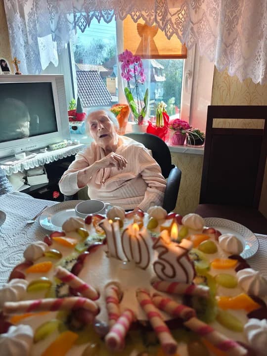 103 lata Franciszki Kończak z Żerkowa