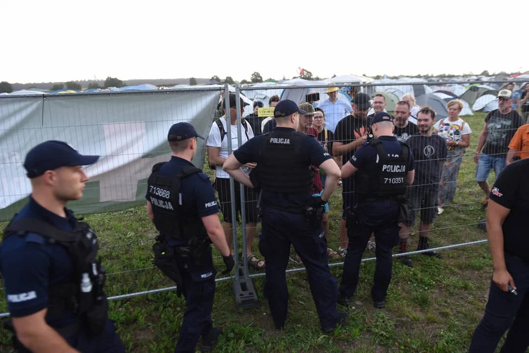 Policja na proteście na festiwalu. Wiemy, co się stało