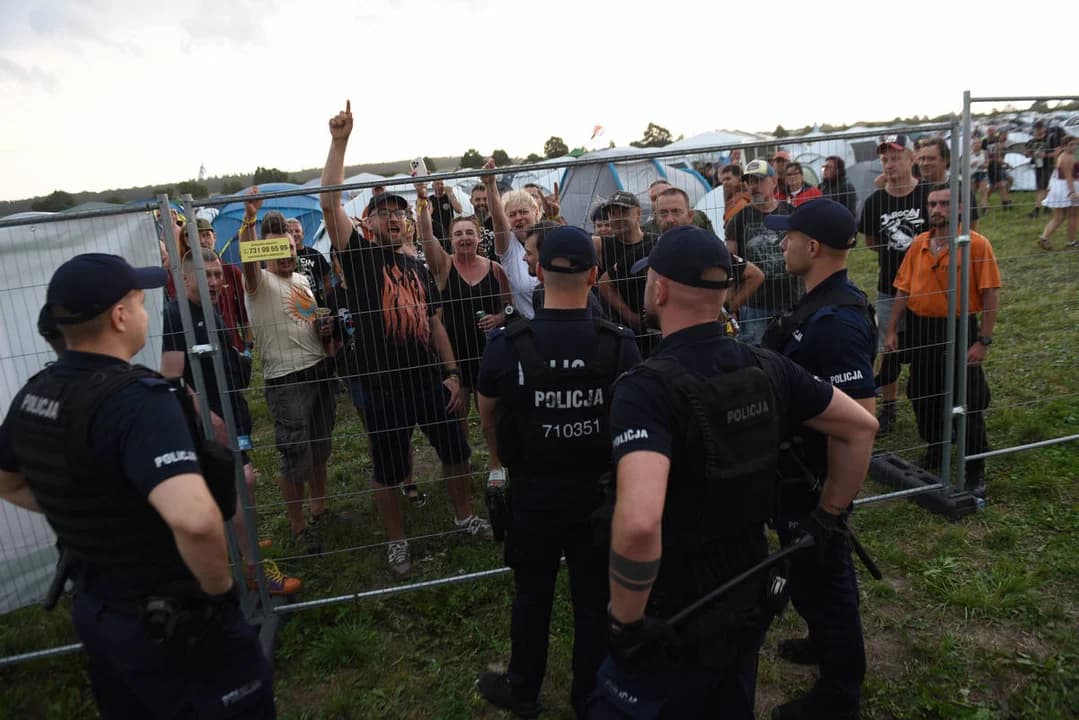 Na festiwalu doszło do protestu. Wezwano policję.