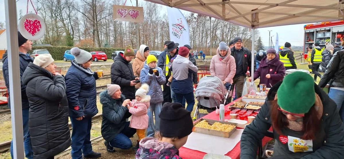 Na stacji Brzostów drezyny jeżdżą dla WOŚP-u [ZDJĘCIA]