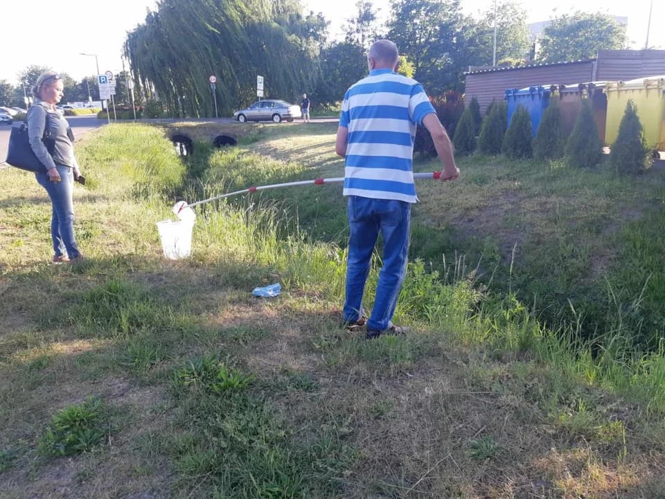 Do podobnego wycieku, jaki zauważon w niedzielę 16 czerwca doszło miesiąc wcześniej. WIOŚ pobrało próbki i dzisiaj (17 czerwca) poinformowało o wynikach kontroli.