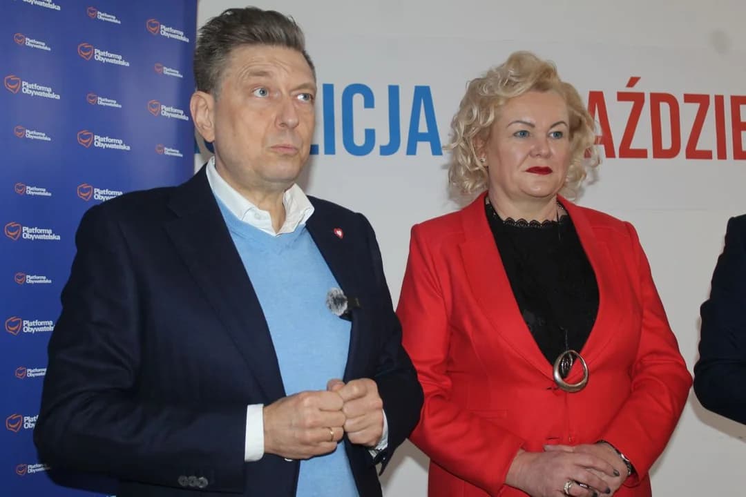 Poseł Mariusz Witczak w Jarocinie. Na konferencji mówił o S-11 [ZDJĘCIA, WIDEO] — zdjęcie 6 z 29