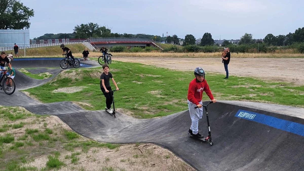 Otwarcie pumptracka w Jarocinie