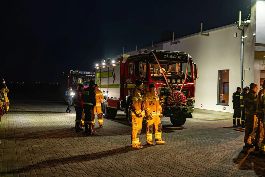 Przekazanie wozu bojowego dla OSP Jaraczewo