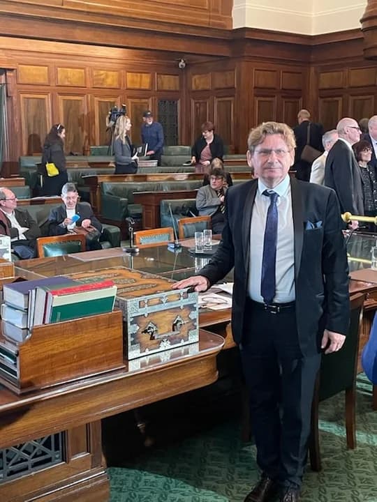 Mieczysław Sprengel w sierpniu zeszłego roku uczestniczył w Australii w sympozjum naukowym poświęconym premierowi Whitlamowi, o którym traktuje jego najnowsza książka