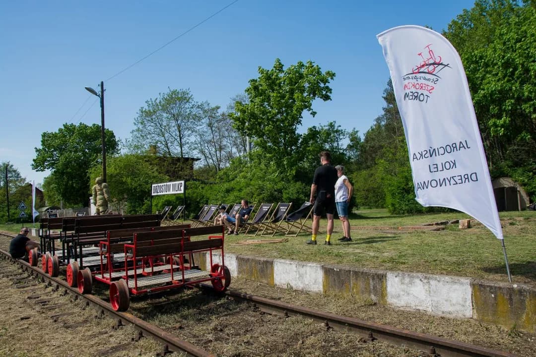 Majówka na drezynach w Borzostowie