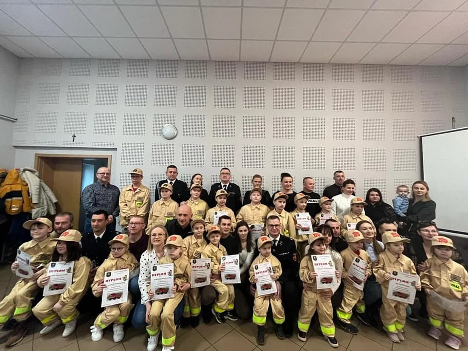 Dziecięca i Młodzieżowa Drużyna Pożarnicza powstały przy OSP Łobzowiec