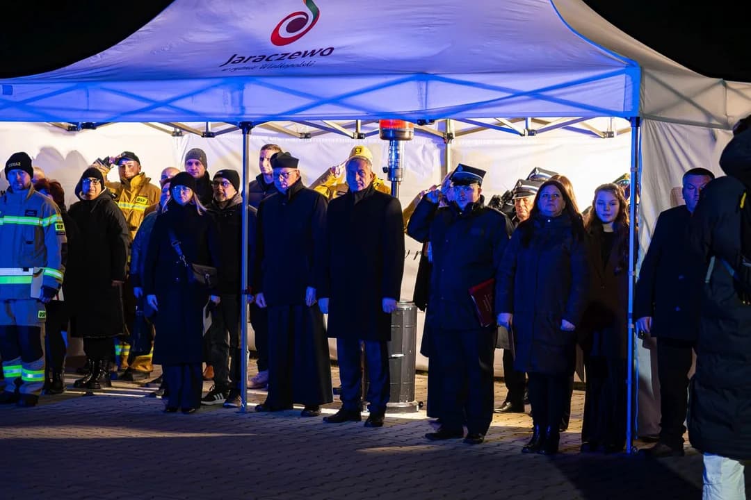 Przekazanie wozu bojowego dla OSP Jaraczewo