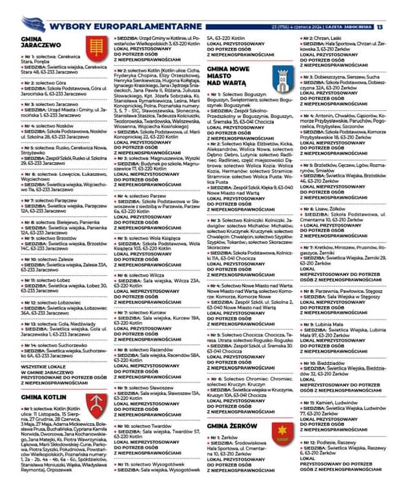 Obwody do głosowania w wyborach do Europarlamentu 2024 — zdjęcie 3 z 3