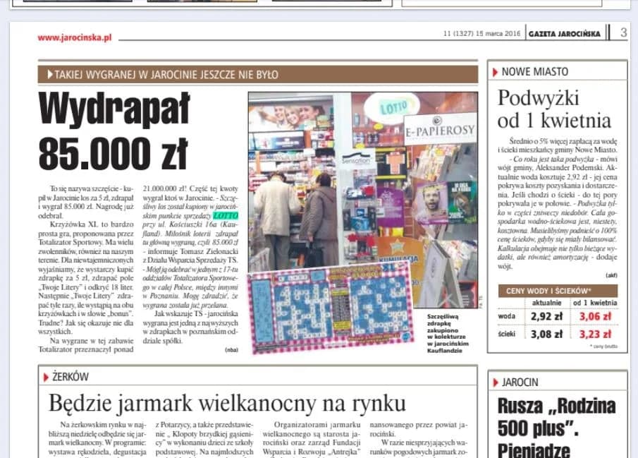 To tutaj ludzie wygrywali duże, a czasem i wielkie pieniądze. Gdzie padły szczęśliwe losy nie tylko w totolotka? — zdjęcie 2 z 6